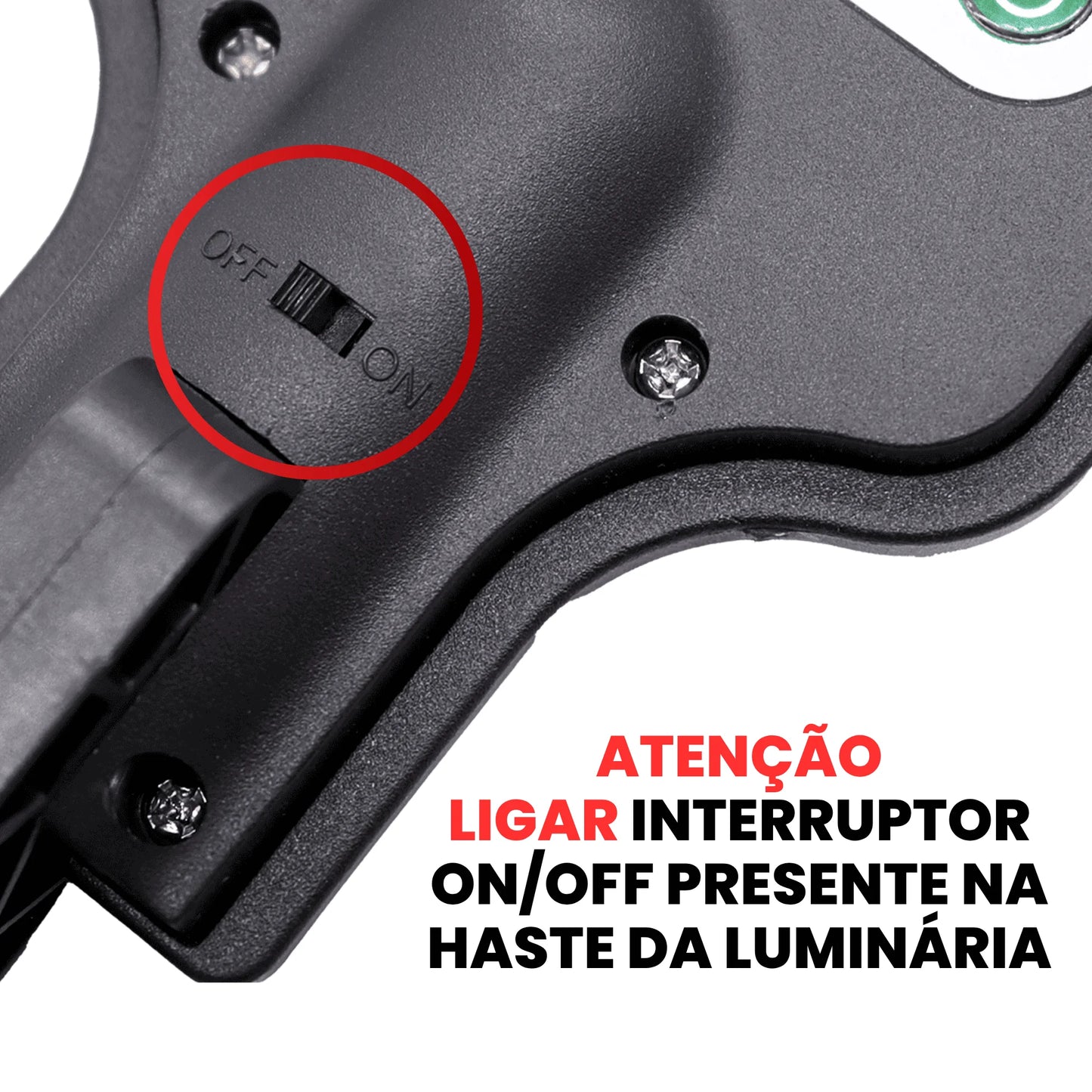 Mini Luminária Solar LED 60W com Sensor de Presença