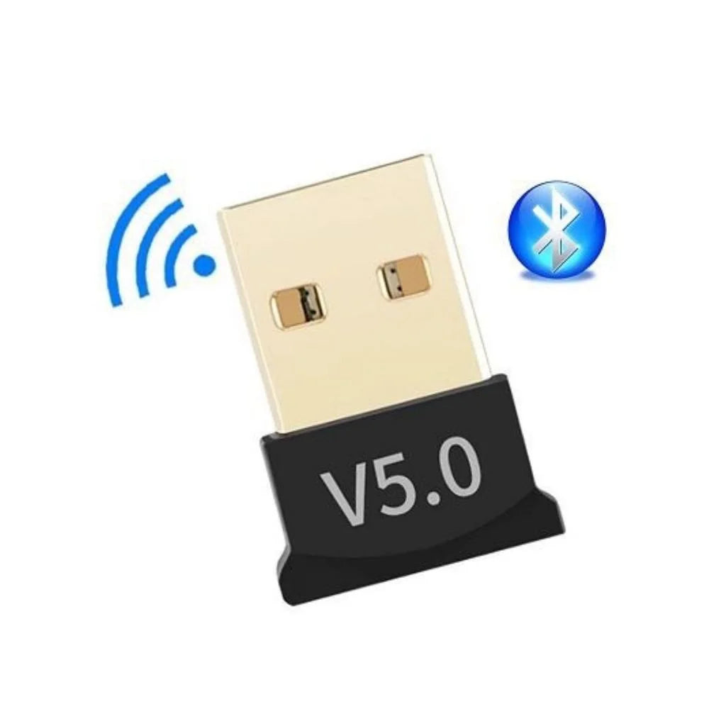Adaptador USB Bluetooth 5.0 – Transmissor e Receptor de Áudio para Notebook