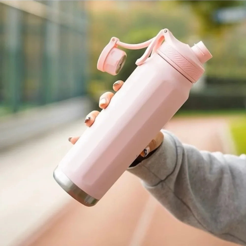Garrafa Térmica 800ml com Alça e Bico Removível