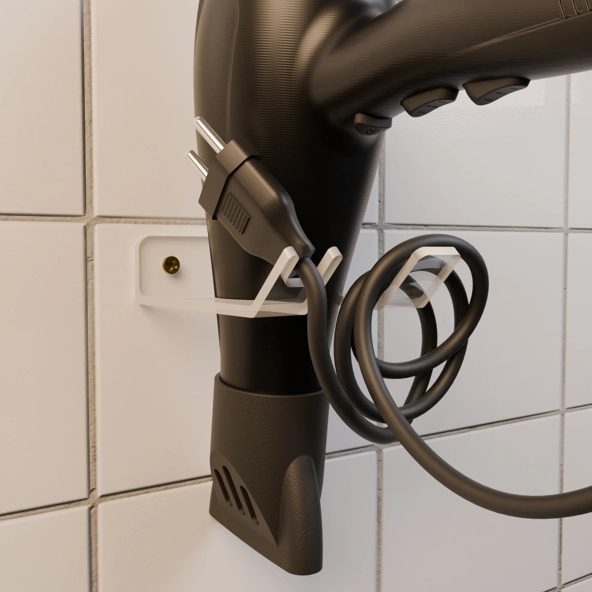Suporte de Parede para Secador de Cabelo - ARTBOX3D