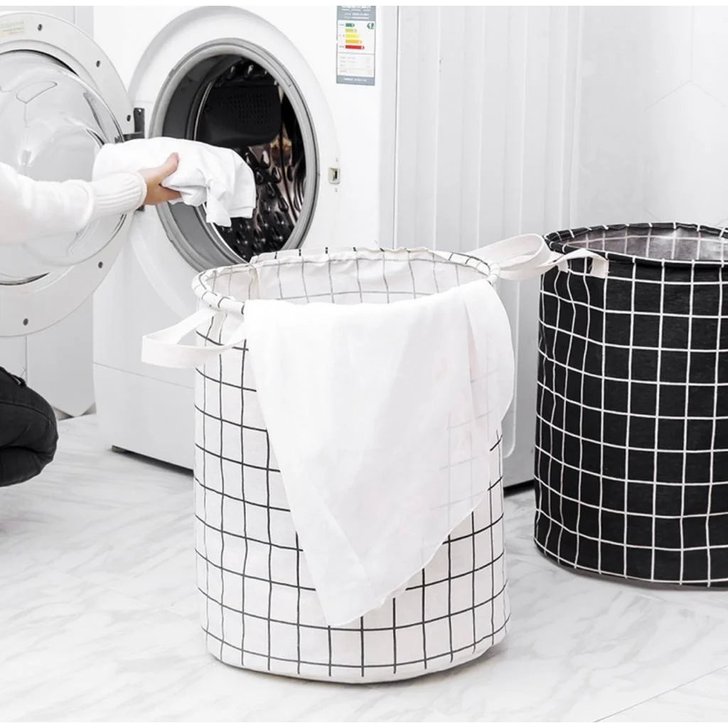 Cesto Dobrável Multifuncional para Roupas e Armazenamento