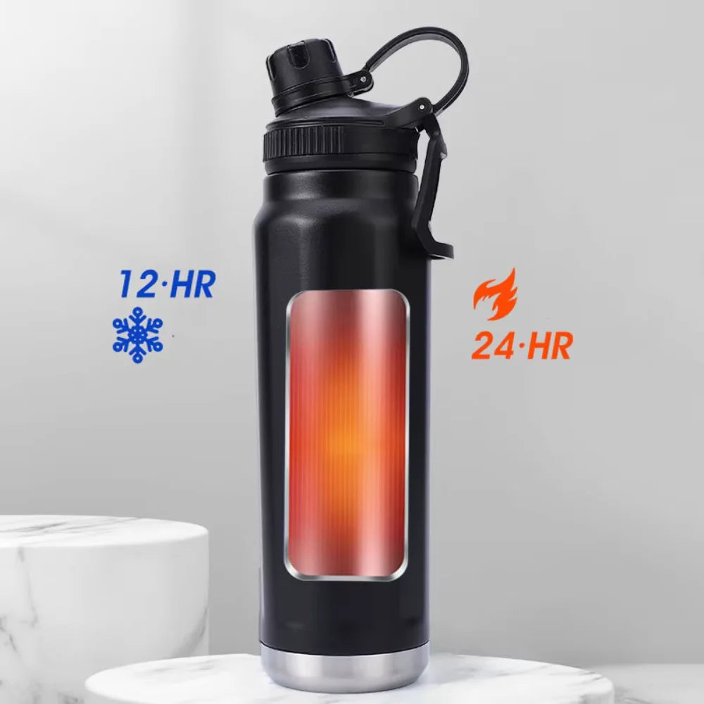 Garrafa Térmica 800ml com Alça e Bico Removível