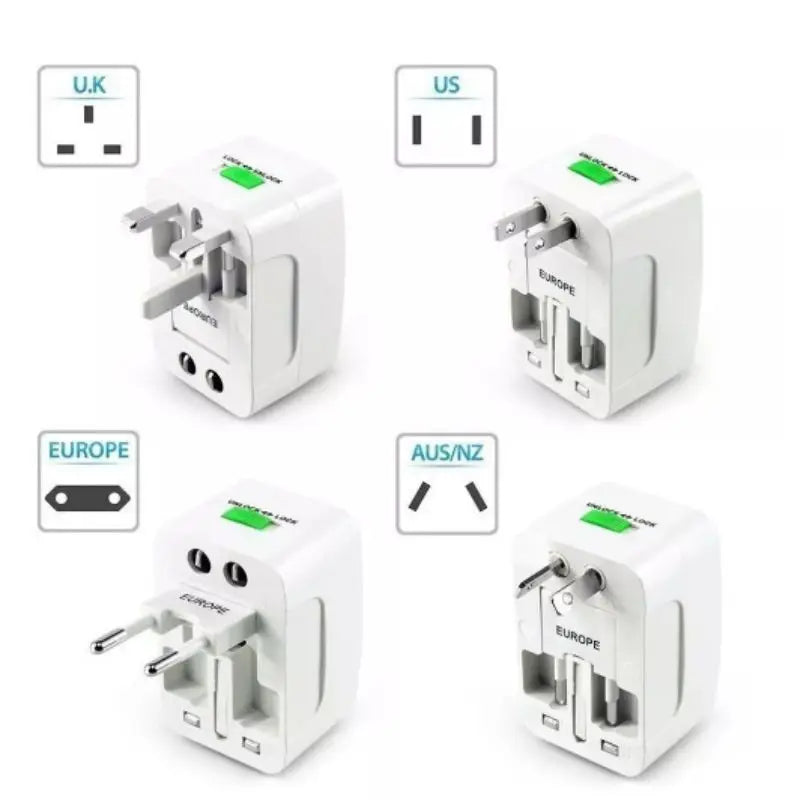 Tomada Adaptador Universal Internacional Viagem + 150 Países