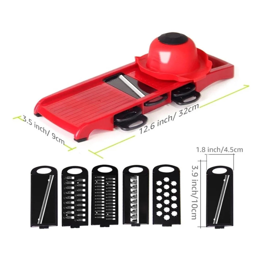 6 em 1 Cortador Mandoline Multifuncional