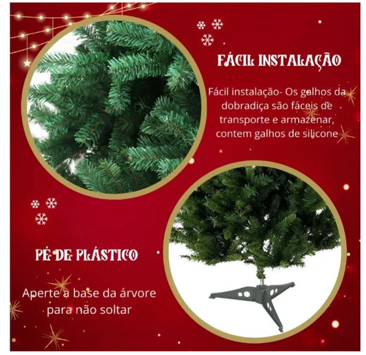 Árvore de Natal Verde Premium 120cm/150cm/180cm