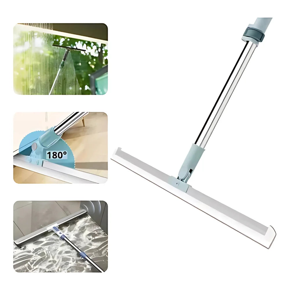 Rodo Multifuncional de Silicone para Limpeza de Pisos