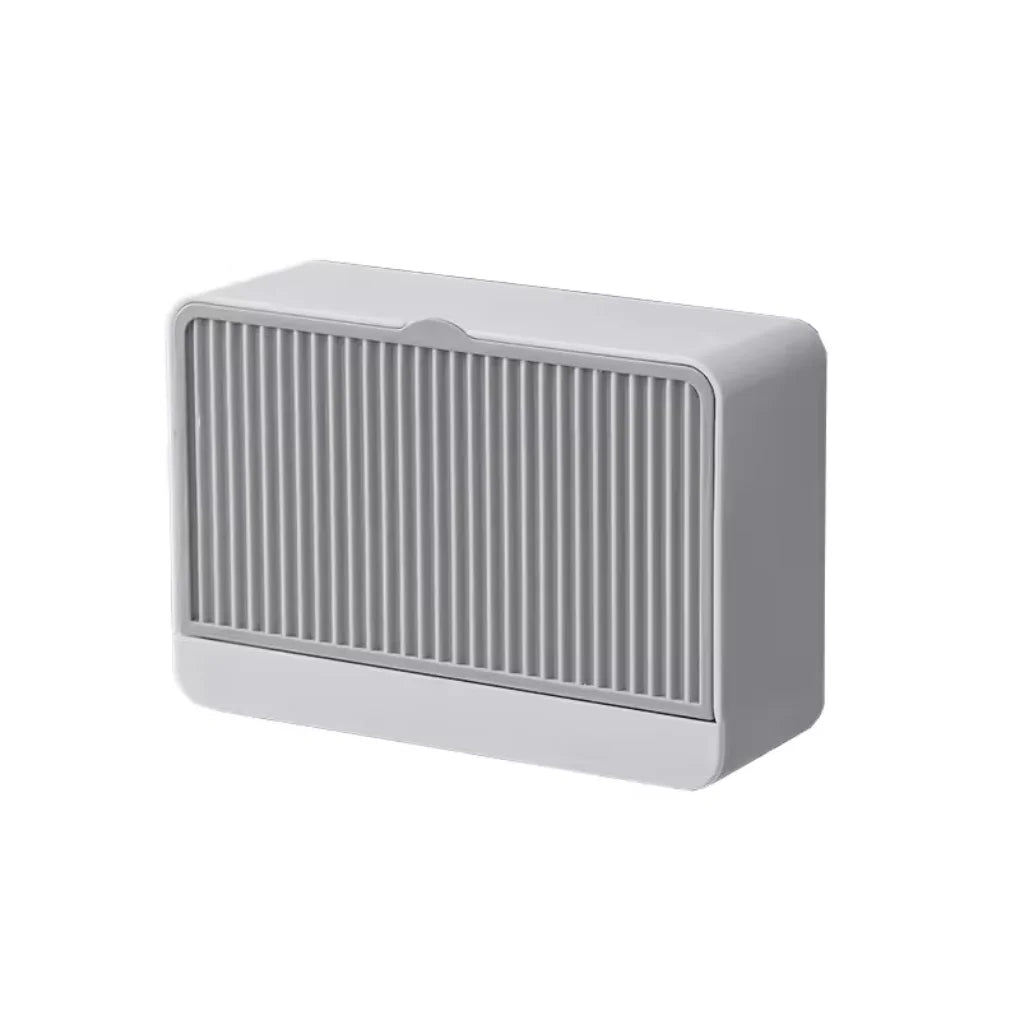 Porta-Sabonete Criativo de Parede com Tampa e Dreno