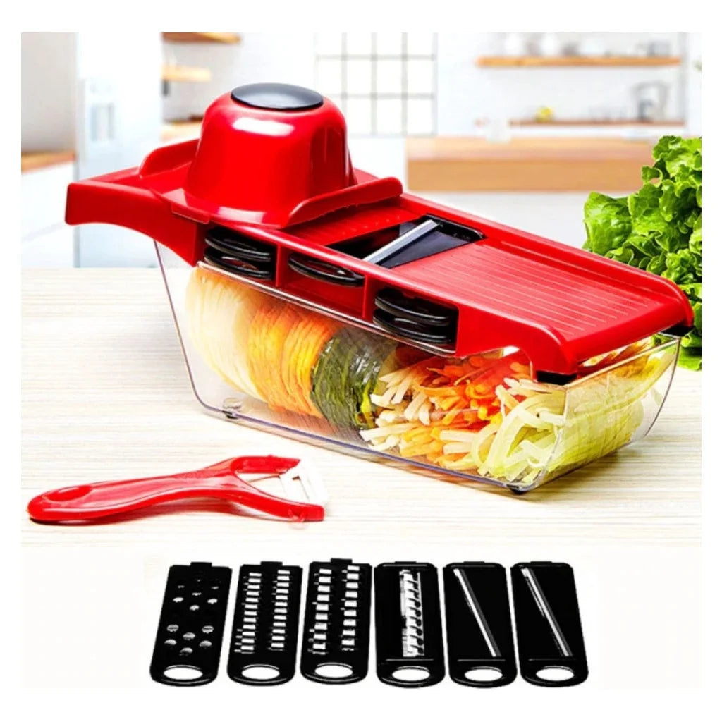 6 em 1 Cortador Mandoline Multifuncional