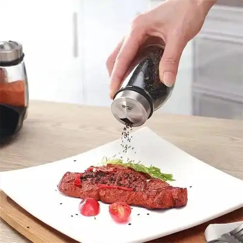 Porta Condimentos E Temperos Cozinha Giratório Armazenamento Saleiro