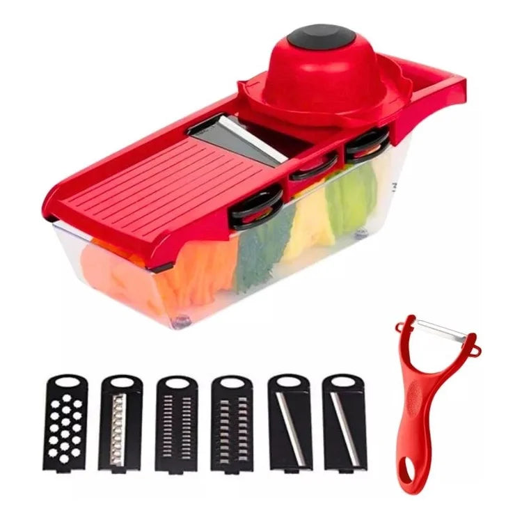 6 em 1 Cortador Mandoline Multifuncional