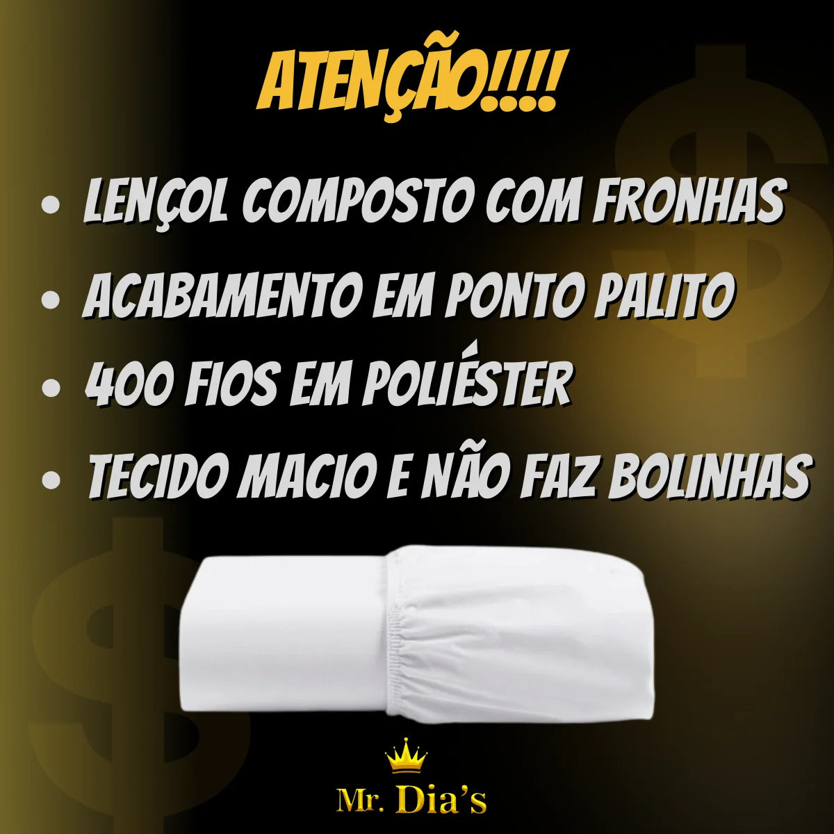 Jogo de Lençol Micropercal 400 Fios com 2 ou 3 Peças