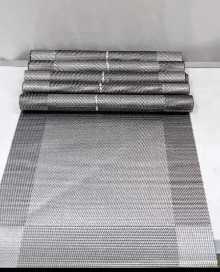 Conjunto 6 Tapetes de Mesa PVC Laváveis Antiderrapante Cozinha Mesa de Jantar Tigela Vinho Decoração Moderna Casa