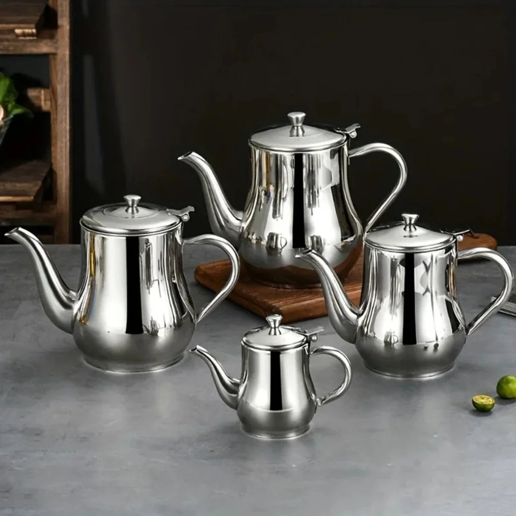 Mini Bule Inox – Compacto e Elegante para Chá e Café