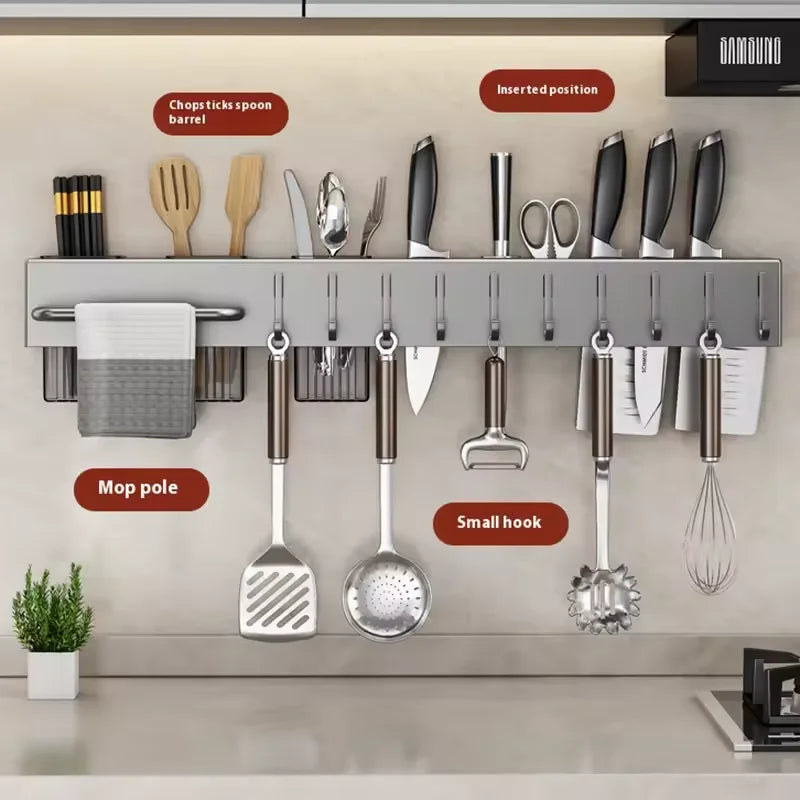 Organizador de Cozinha com Suporte para Facas, Colheres e Palitinhos