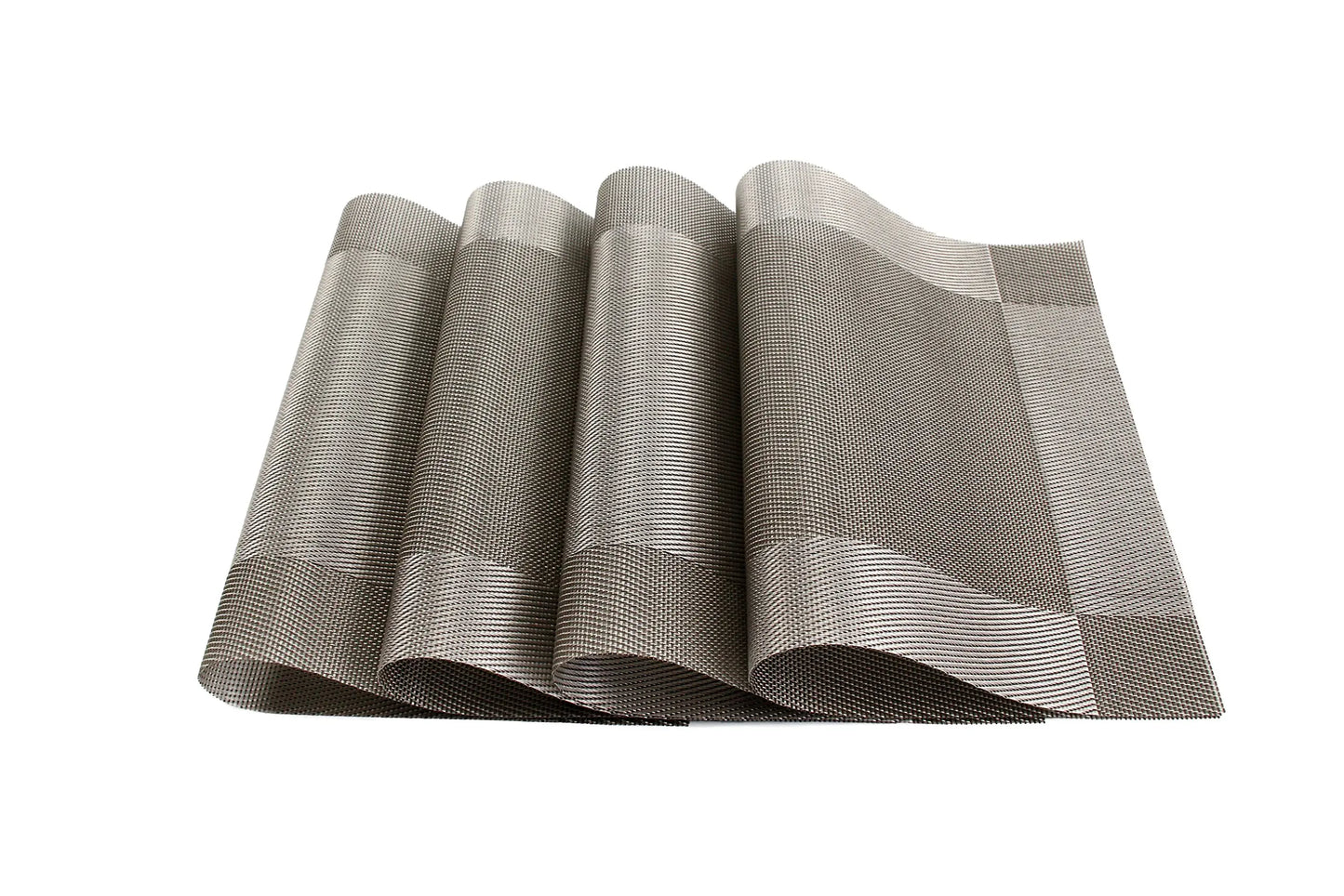 Conjunto 6 Tapetes de Mesa PVC Laváveis Antiderrapante Cozinha Mesa de Jantar Tigela Vinho Decoração Moderna Casa