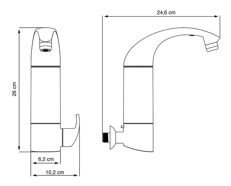 Purificador de Água Lorenzetti Acqua Due de Parede com Torneira Integrada
