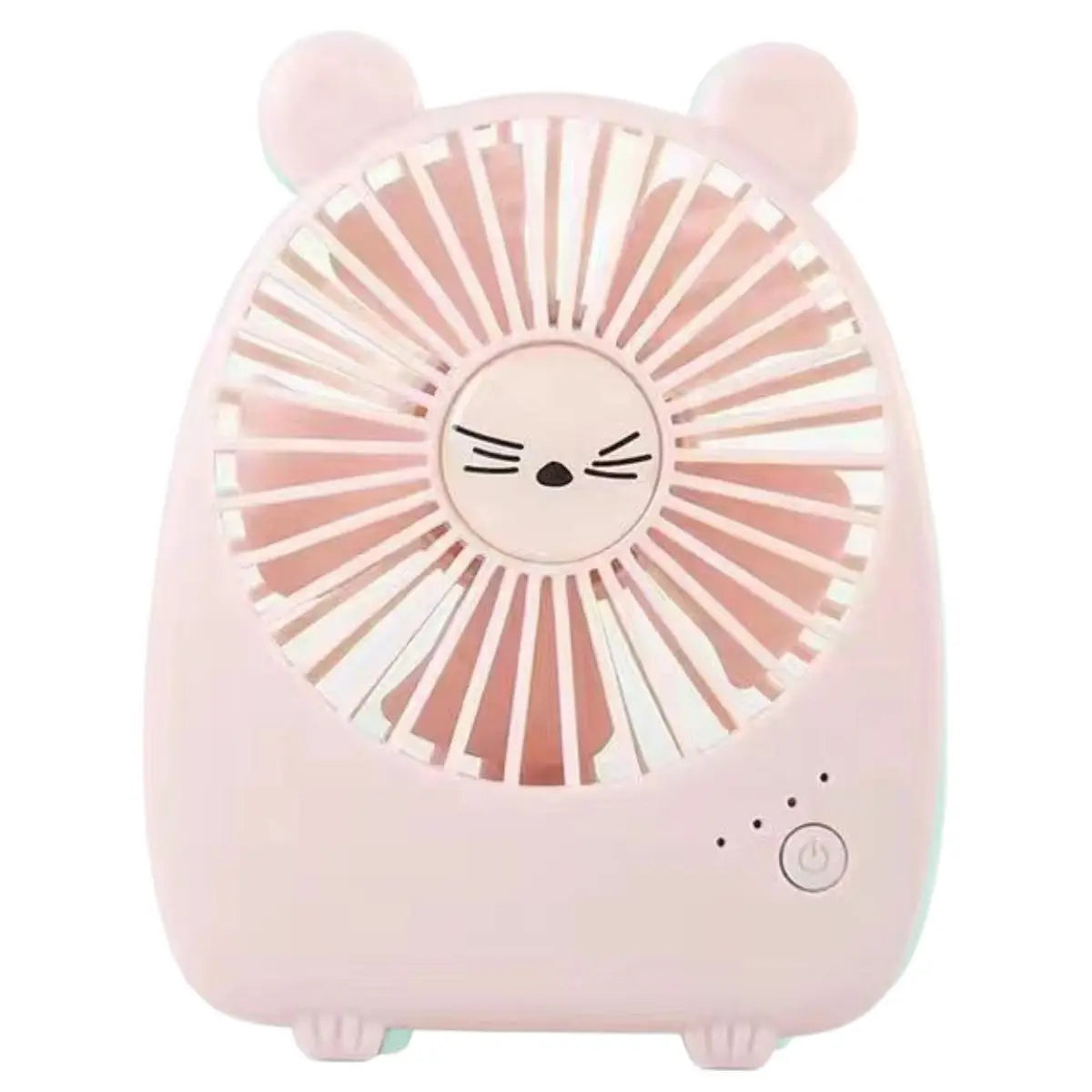 Mini Ventilador USB 3 Velocidades Silencioso e Recarregável