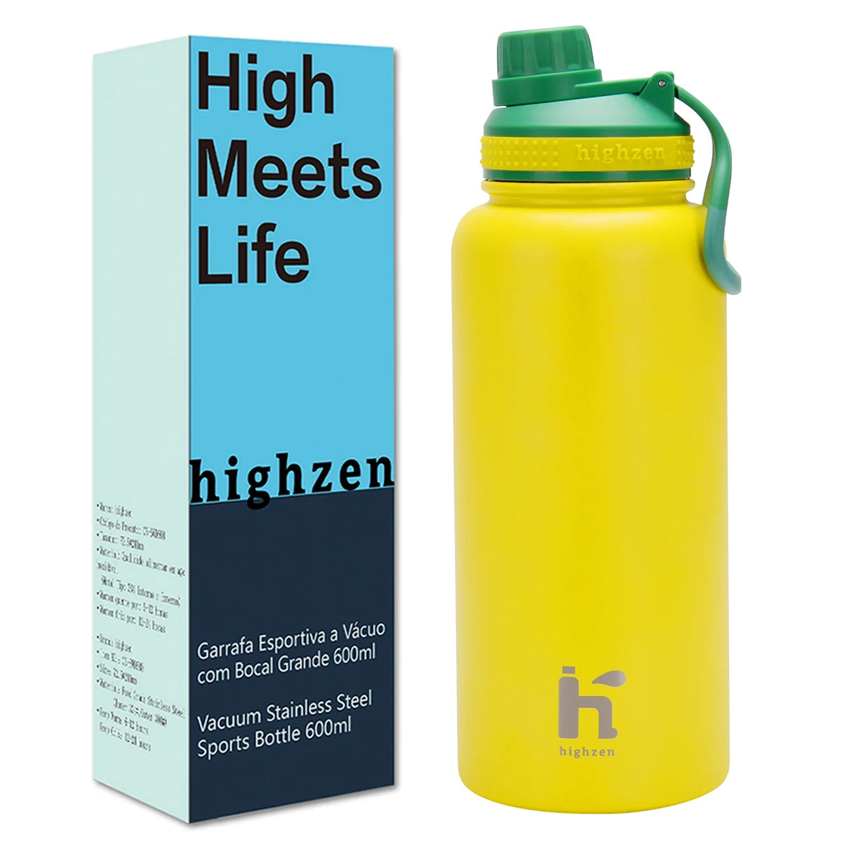 Garrafa Térmica Inox 1000ML com Alça