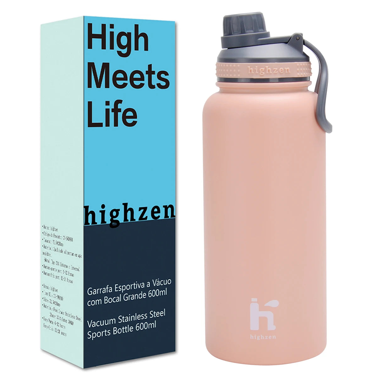 Garrafa Térmica Inox 1000ML com Alça