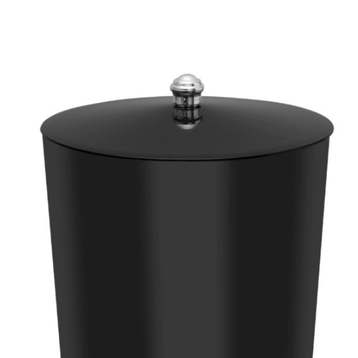 Lixeira Haus Black 5L com Tampa para Banheiro e Cozinha