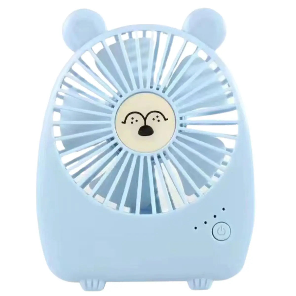 Mini Ventilador USB 3 Velocidades Silencioso e Recarregável