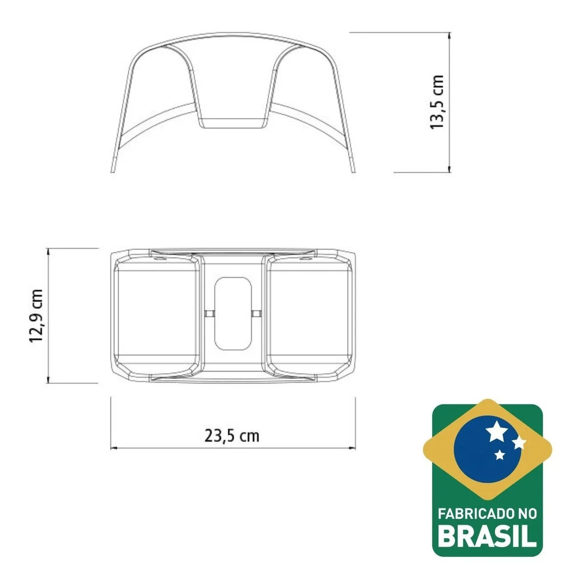 Suporte Fixo para Mangueira Tramontina até 35m