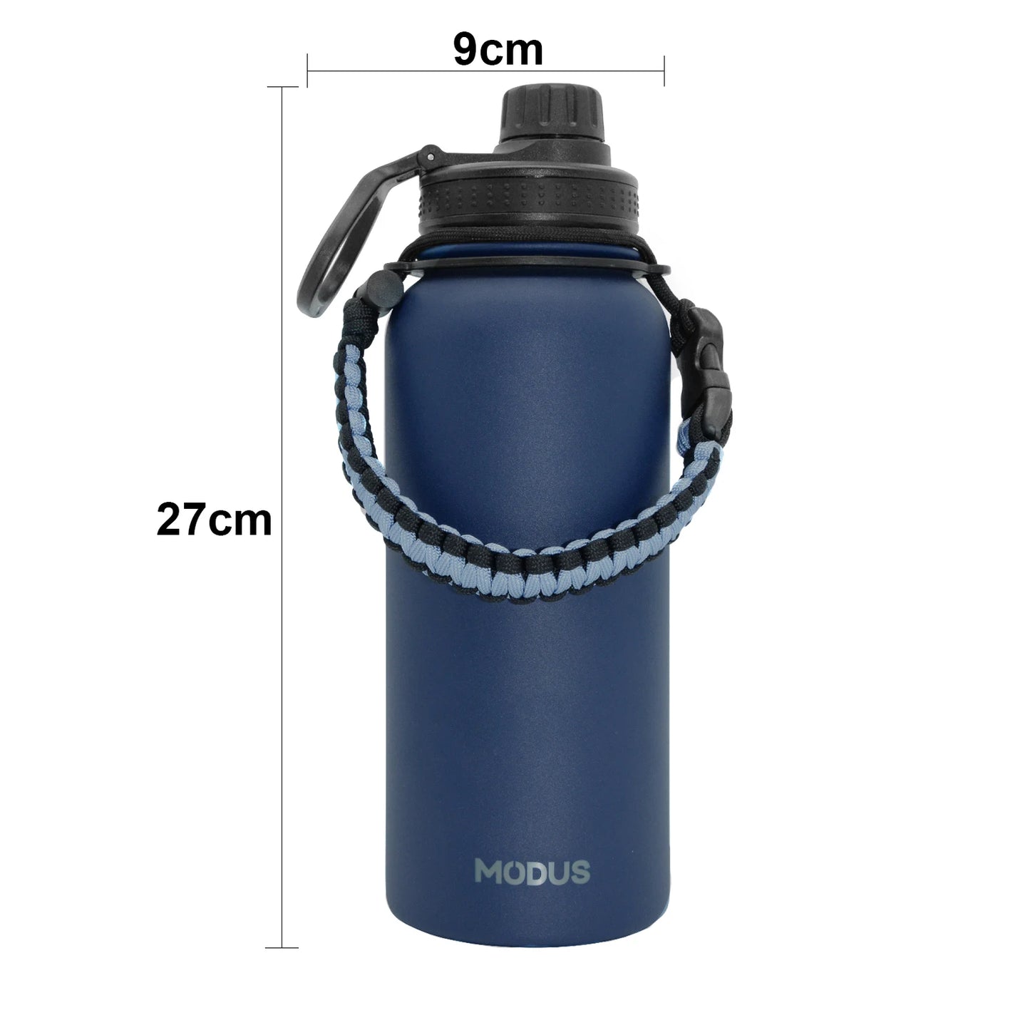 Garrafa Térmica Inox à Prova de Vazamento, Boca Larga