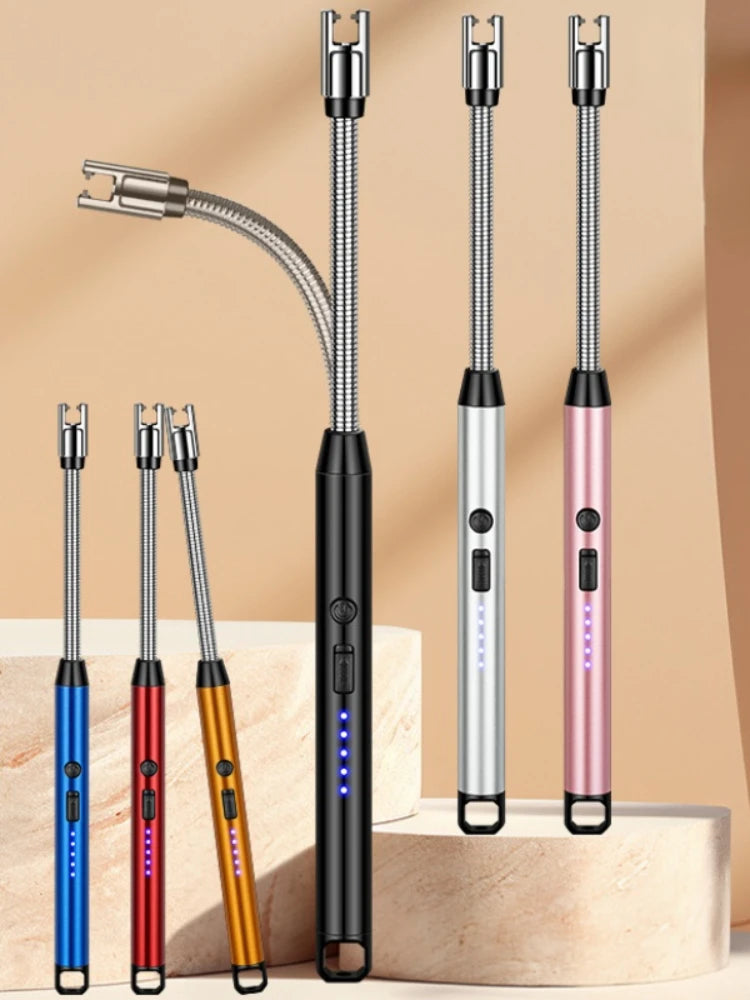 Ignição ignição de pulso de arco recarregável mosquete cozinha isqueiro vela USB fire stick