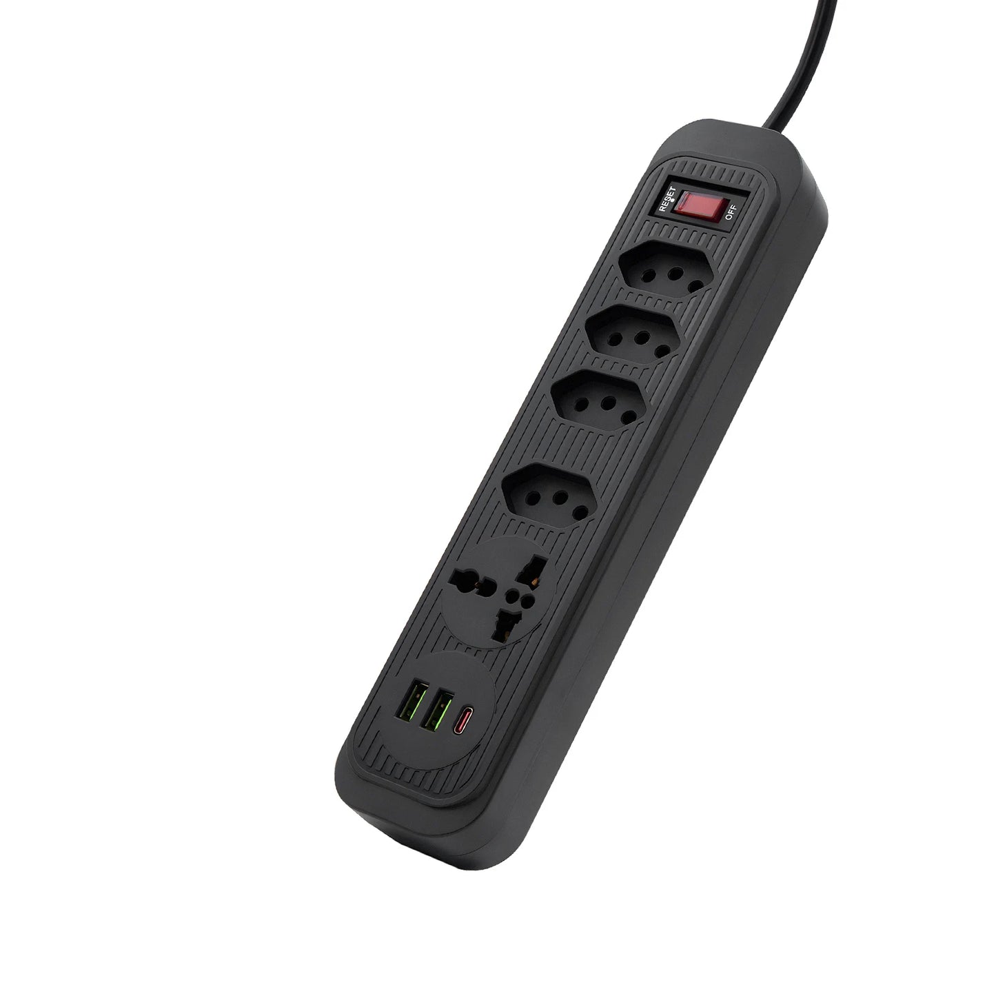 Tomada USB 2M Retrátil com Filtro e Padrão Brasileiro