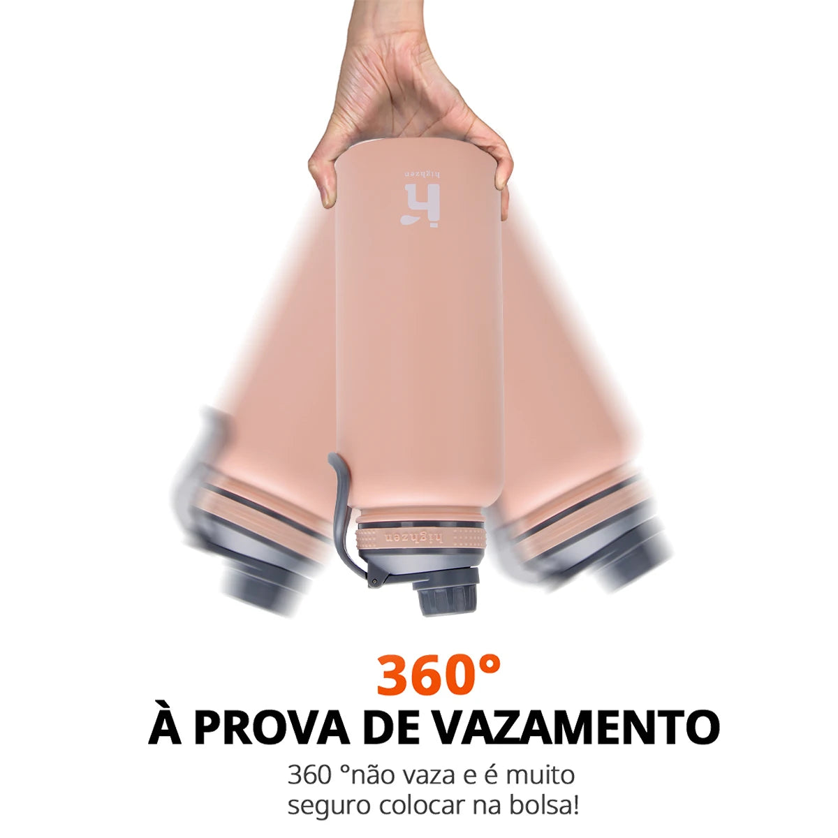 Garrafa Térmica Inox 1000ML com Alça