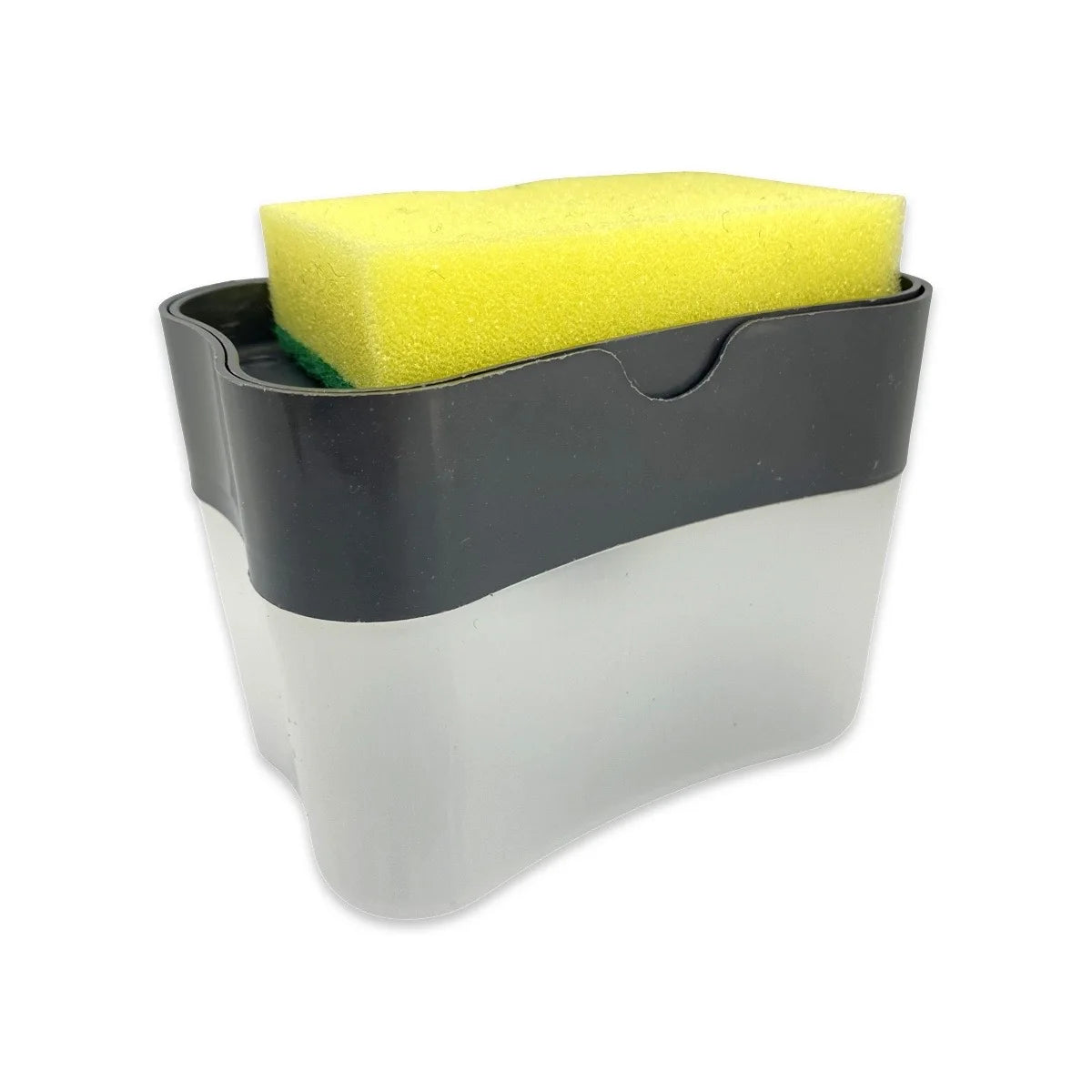 Dispenser 2 em 1 para Detergente com Suporte para Esponja