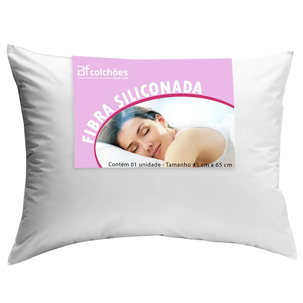 Travesseiro Felicitá Anti-alérgico 45x65cm Siliconado BF Mattresses