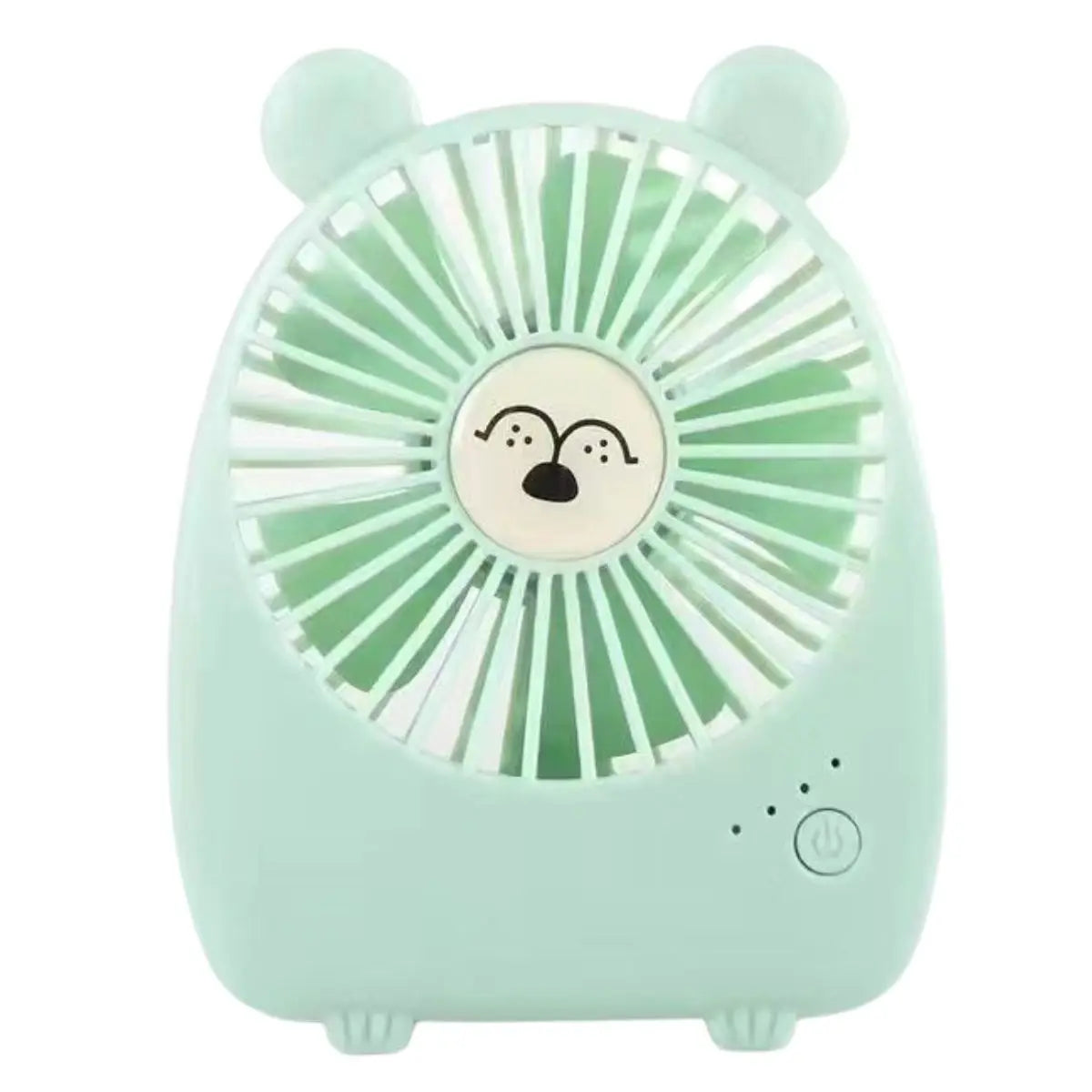 Mini Ventilador USB 3 Velocidades Silencioso e Recarregável