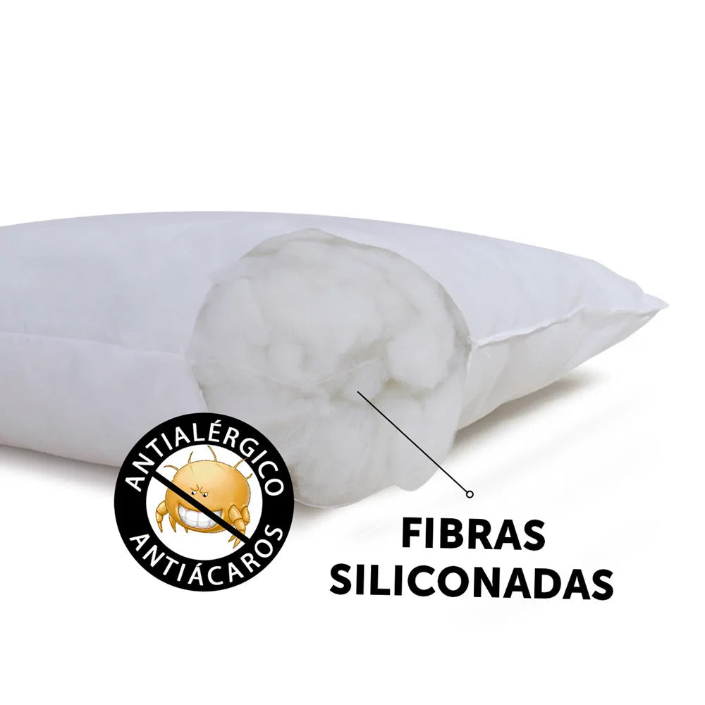 Travesseiro Felicitá Anti-alérgico 45x65cm Siliconado BF Mattresses