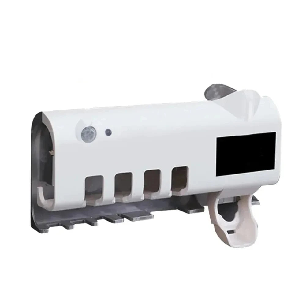 Dispenser de Pasta de Dente com Esterilizador UV Solar