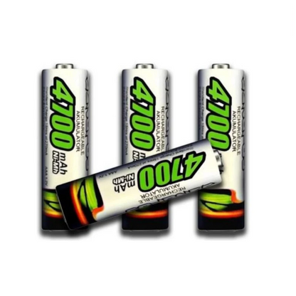 Pilhas AA Sugdupg Recarregáveis 4700mAh – Kit com 4 Unidades