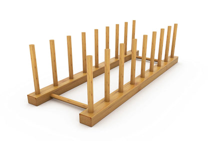 Escorredor de Louça em Bambu para Pia – Compacto e Sustentável