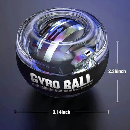 Gyro Power Ball com LED – Fortalecedor Muscular para Exercícios e Fisioterapia