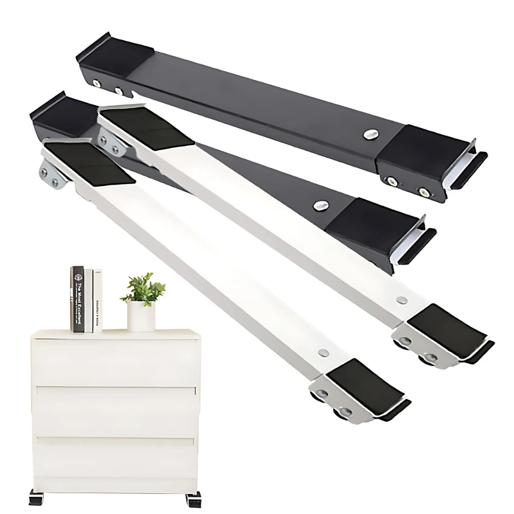 Suporte Ajustável com Rodinhas para Eletrodomésticos e Móveis 200kg