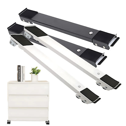 Suporte Ajustável com Rodinhas para Eletrodomésticos e Móveis 200kg