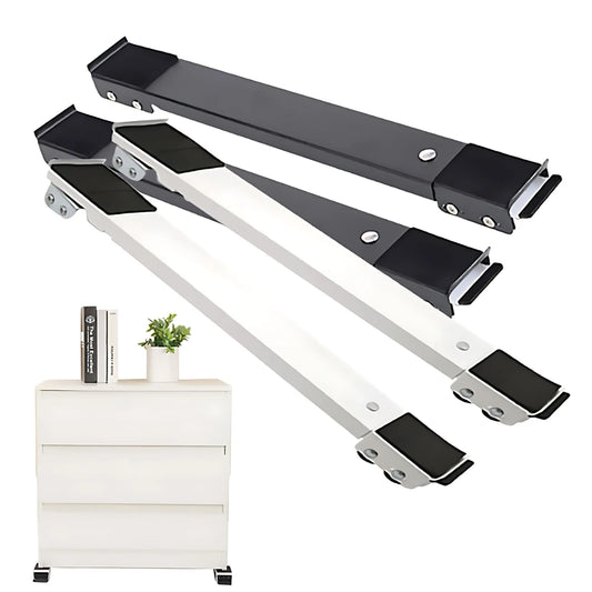 Suporte Ajustável com Rodinhas para Eletrodomésticos e Móveis 200kg