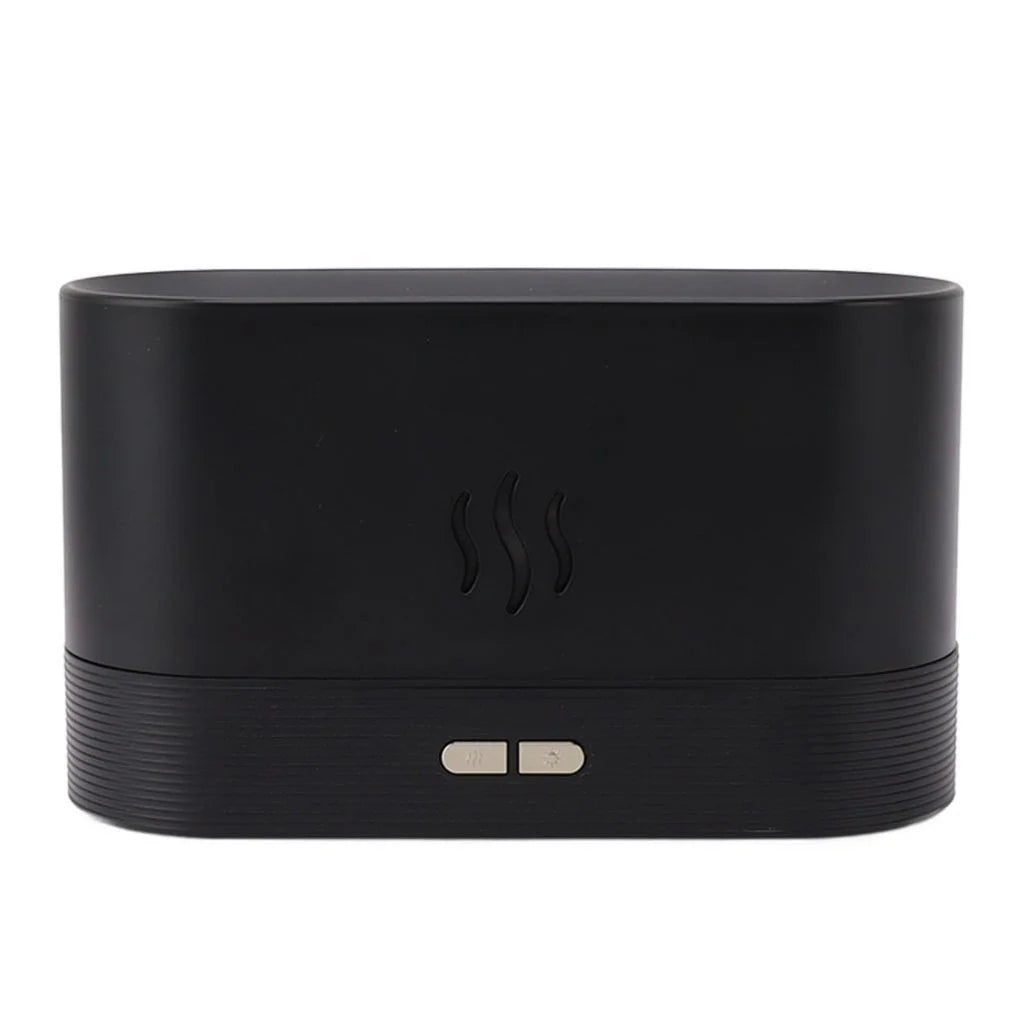 Umidificador de Ar Ultrassônico com Luz LED Chama Colorida e Essência