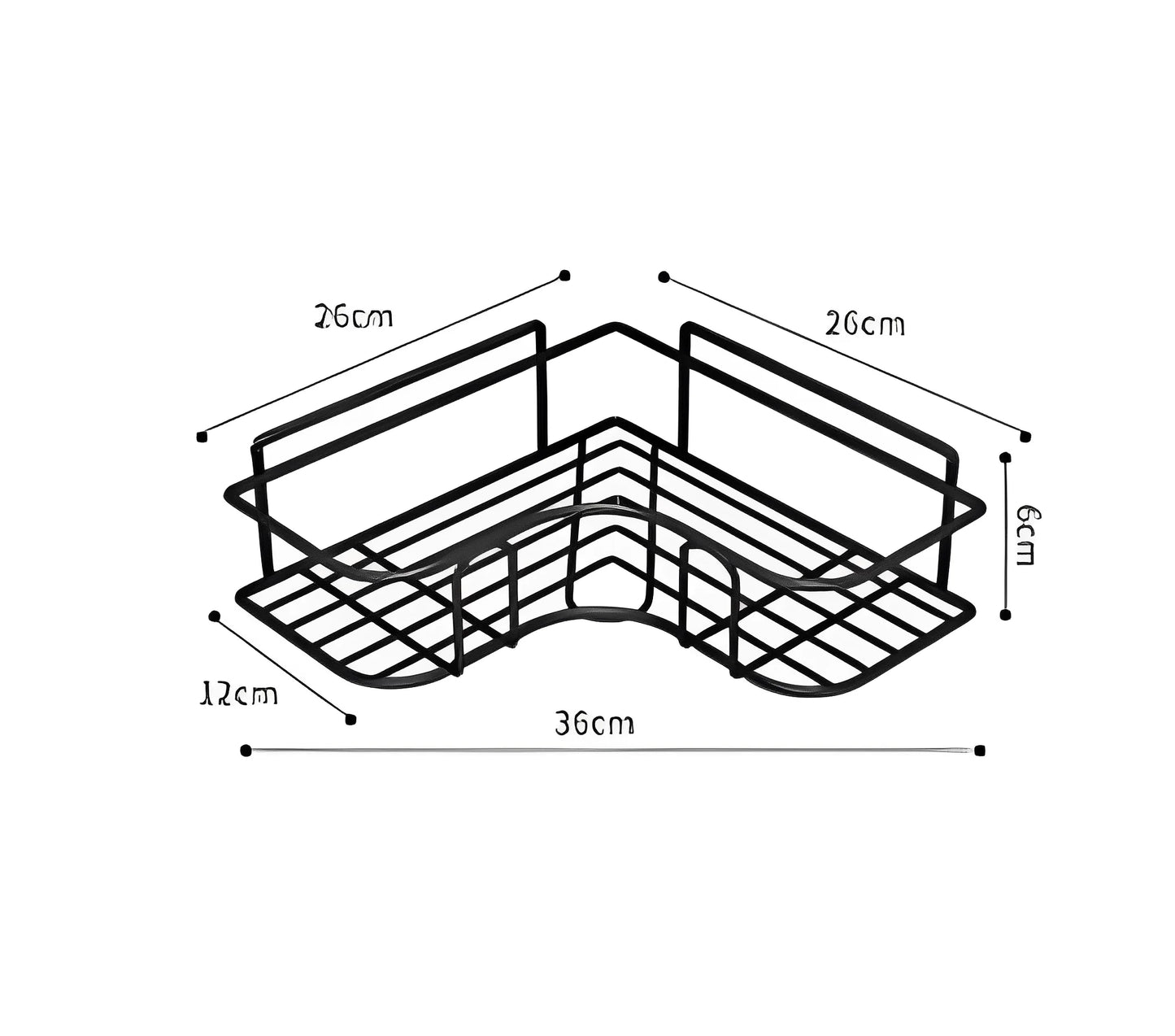 Kit 2 Prateleiras com Fixação Adesiva