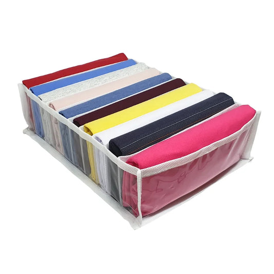 Kit 4 Organizadores de Gaveta para Roupas - T-shirt, Top, Bikini, Sutiã