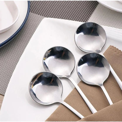 Kit 6 Conjuntos de Talheres Inox – Sopa, Café e Sobremesa