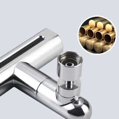 Extensor de Torneira 360° Inox – Arejador com 4 Modos