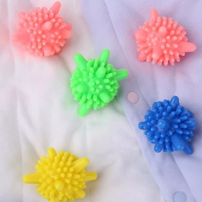 Kit 8 Bolas de Silicone Reutilizáveis para Lavagem