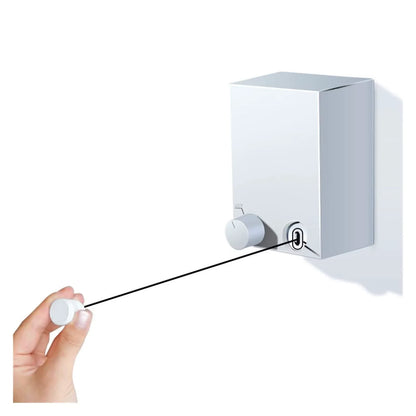 Varal Retrátil em Aço Inox – Compacto e Resistente