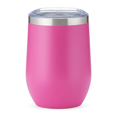 Copo Térmico Inox 360ml com Tampa Transparente – Parede Dupla