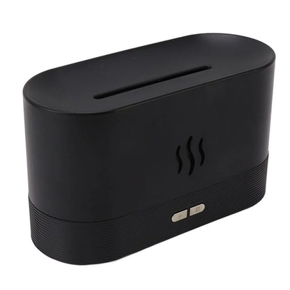 Umidificador de Ar Ultrassônico com Luz LED Chama Colorida e Essência